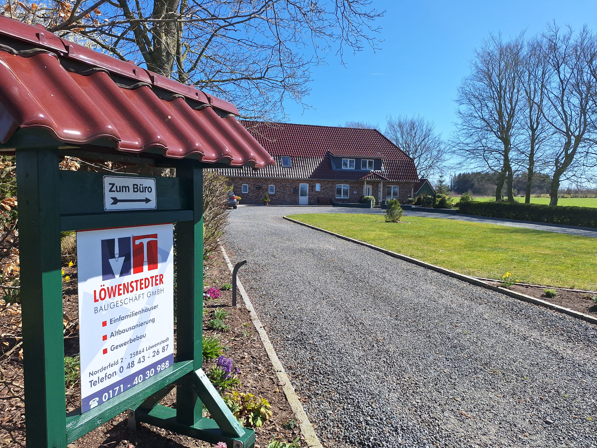 Baugeschäft Löwenstedt - Bauunternehmen in Nordfriesland