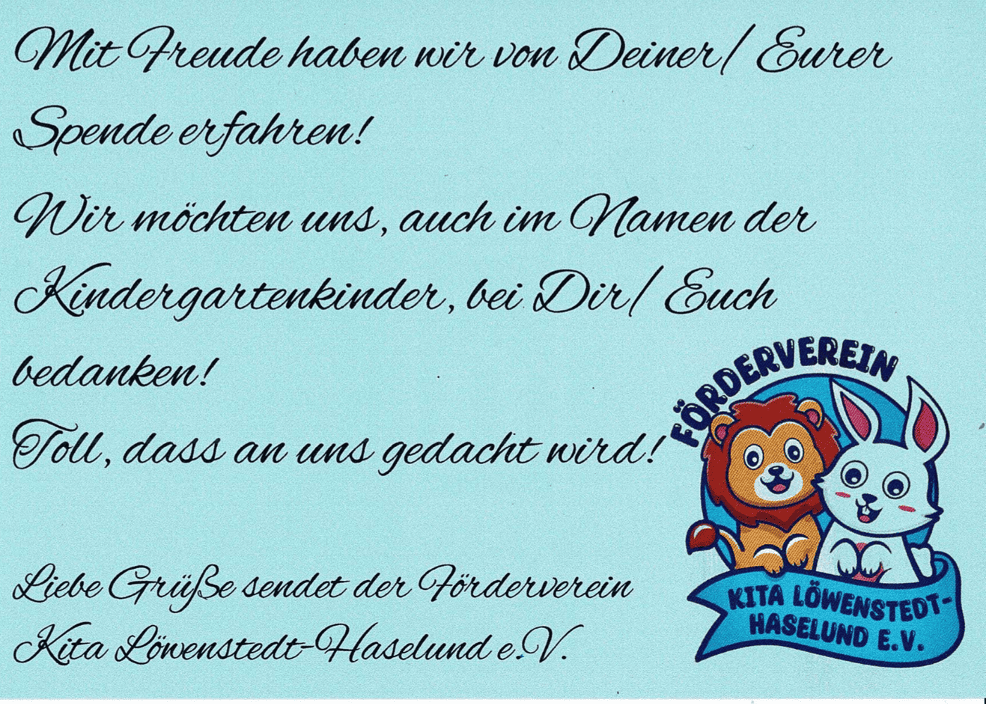 Sponsor Kita Löwenstedt