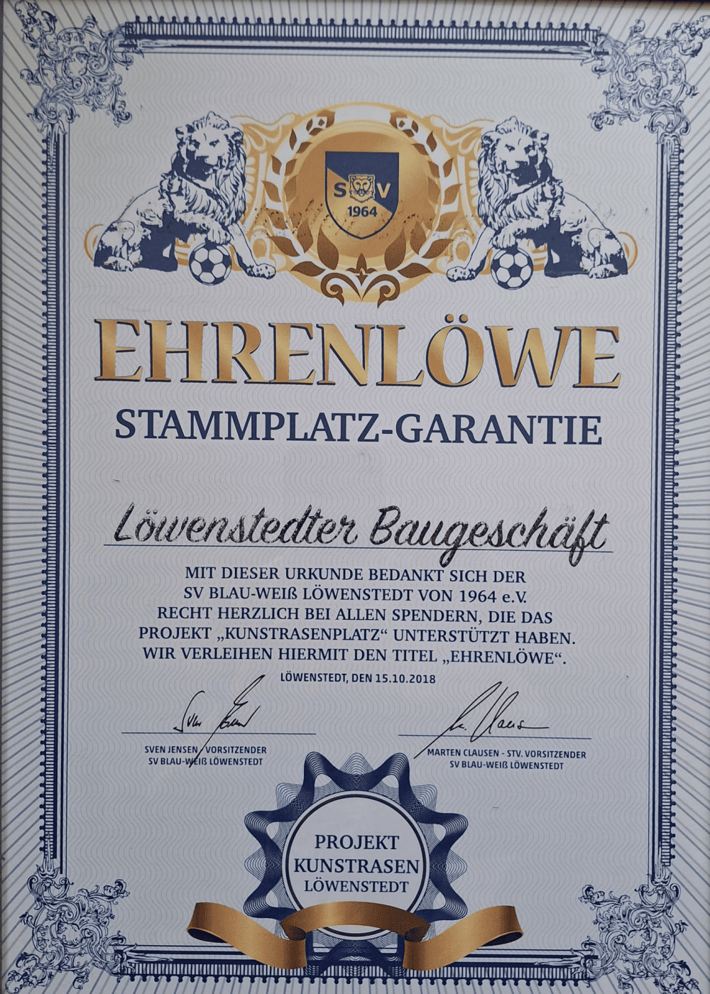 Sponsor Löwenstedt